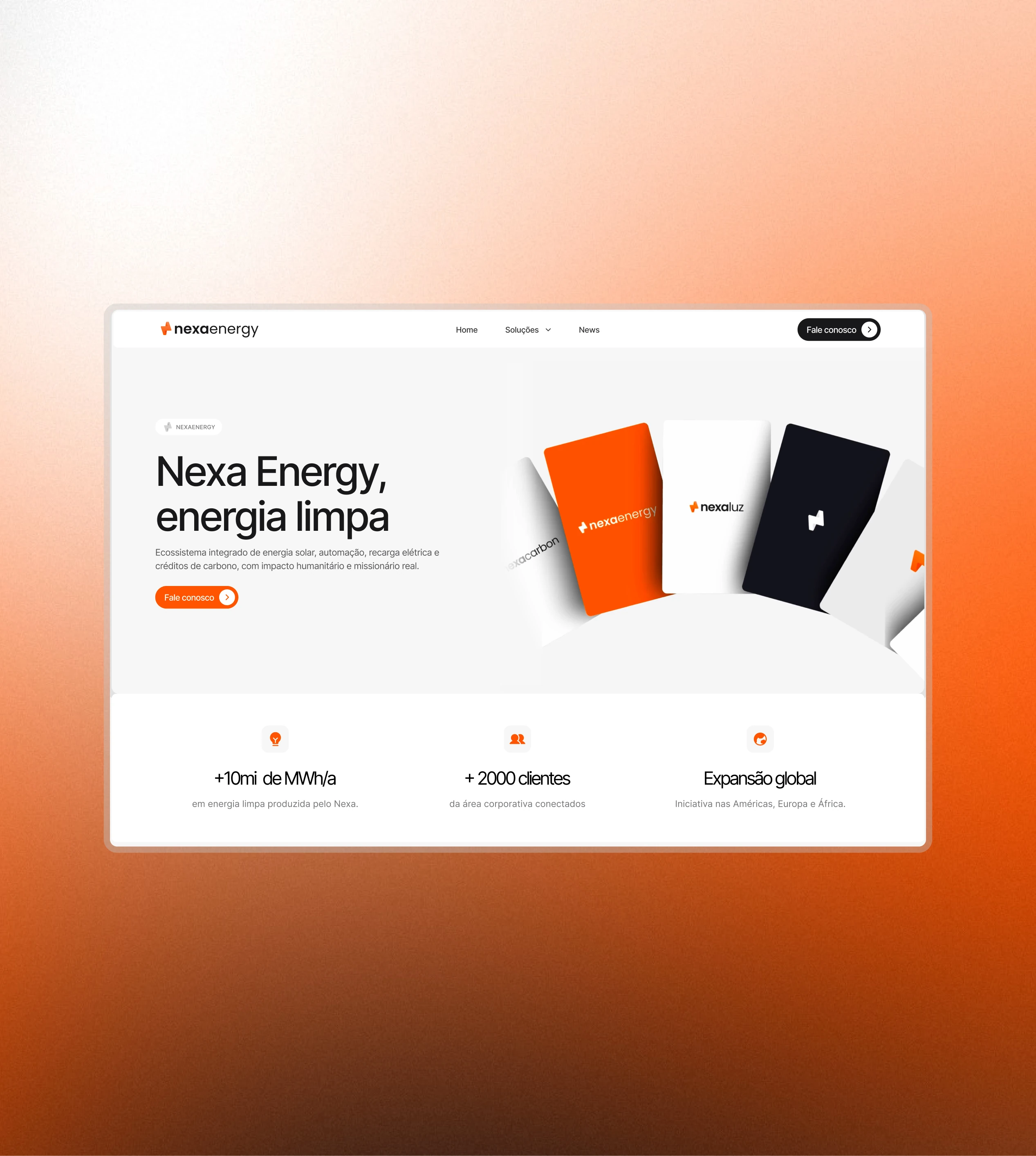 Prévia do projeto Ecossistema de energia